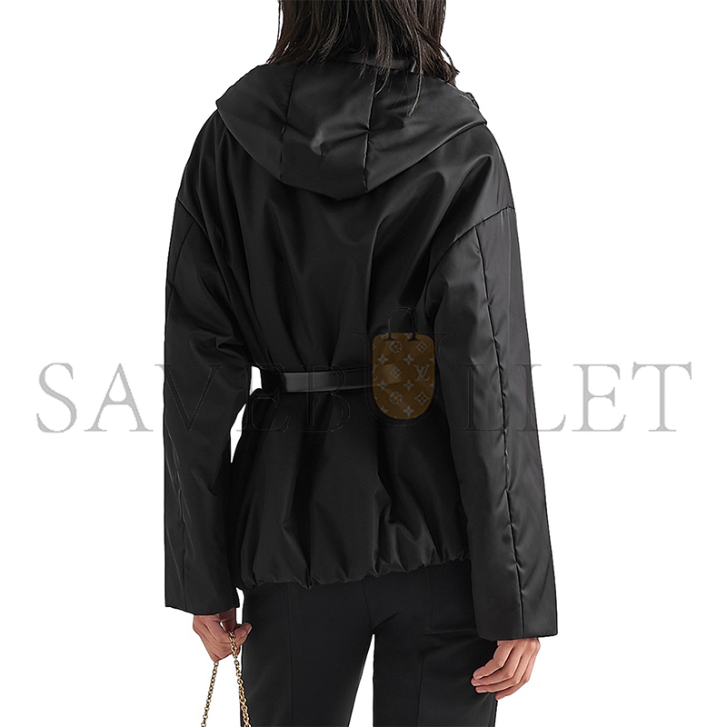 Pra*a black re-nylon jacket 29e097